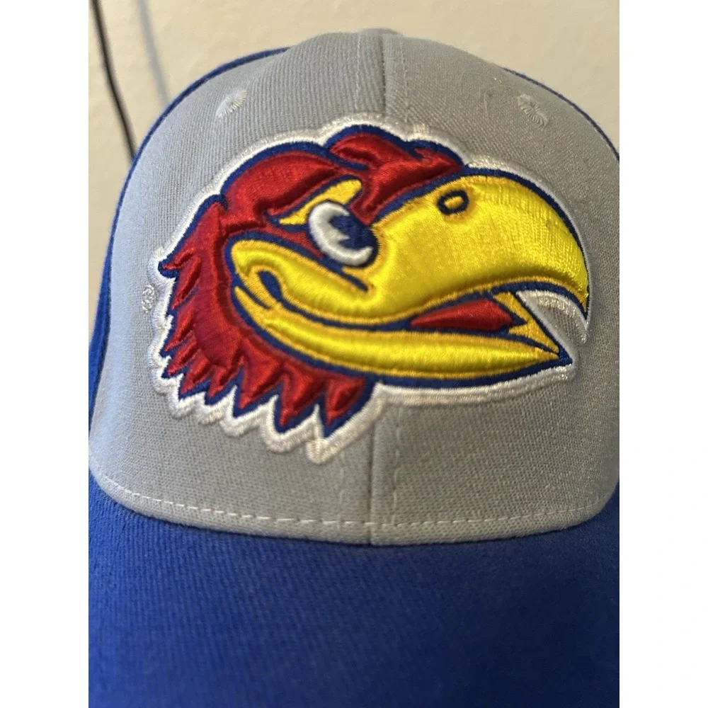 New University Of Kansas Jayhawks Top of the World Snapback Hat Cap Embroidered